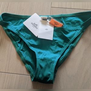 Hermes swim bottom : emerald green size 38
